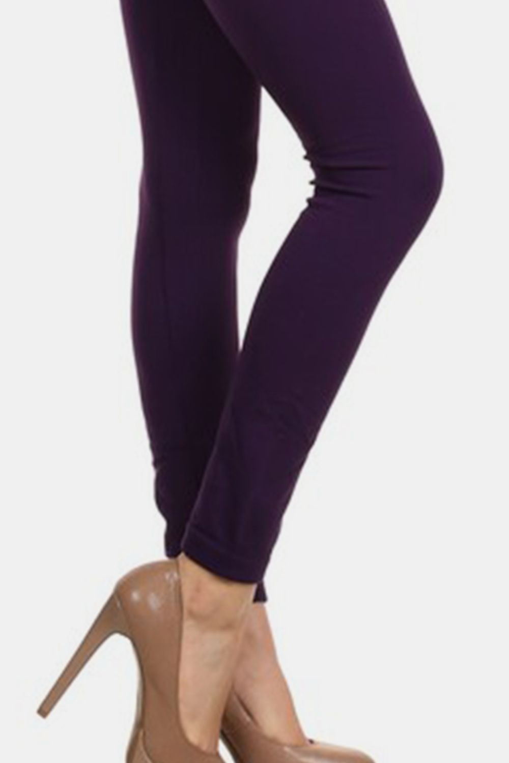 Yelete Seamless High Waist Fleece Leggings - Heritage Couture