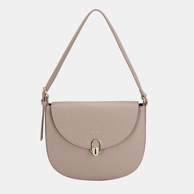 David Jones Metal Buckle Shoulder Bag - Heritage Couture