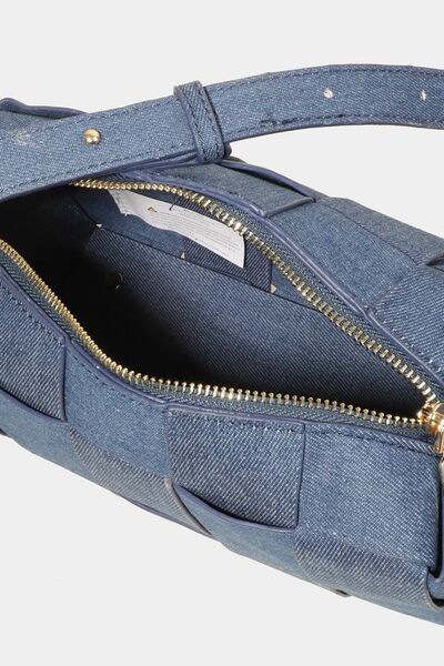 Fame Woven Crossbody Bag with Adjustable Strap - Heritage Couture  