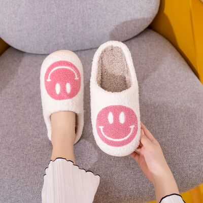 Melody Smiley Face Slippers - Heritage Couture  