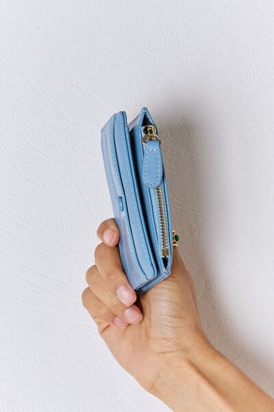 David Jones Texture PU Leather Mini Wallet - Heritage Couture  