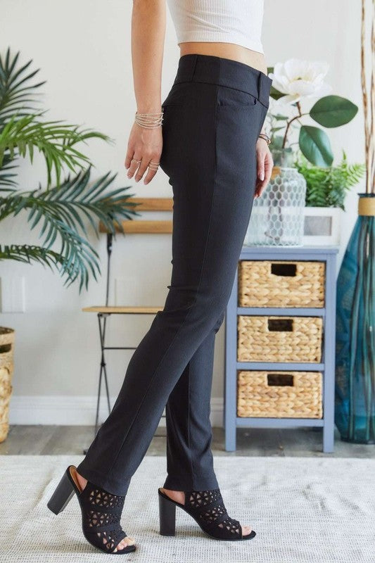 ADORA Mid Rise Skinny Pants - Heritage Couture  