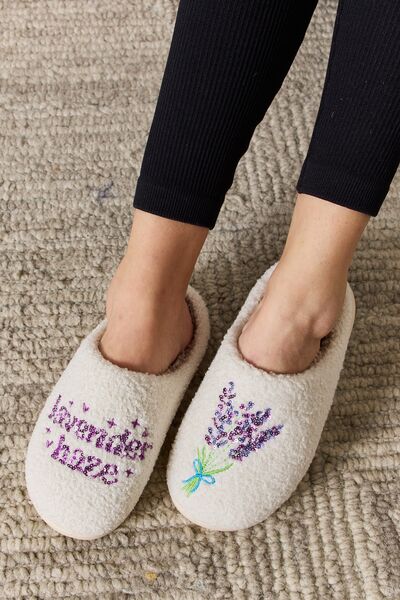 Melody Sequin Pattern Cozy Slippers - Heritage Couture  