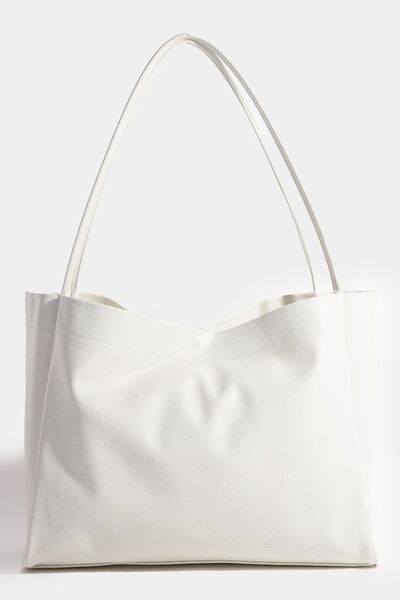 Fame Faux Leather Tote Bag - Heritage Couture  