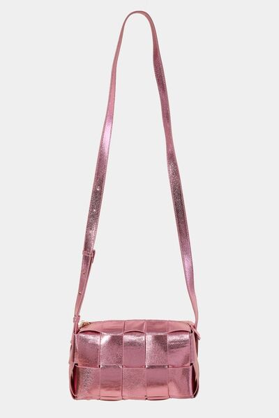 Fame Woven Crossbody Bag with Adjustable Strap - Heritage Couture  