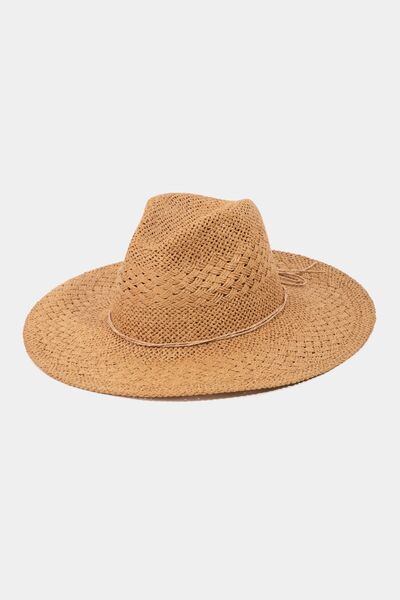 Fame Straw Braided Sun Hat - Heritage Couture  