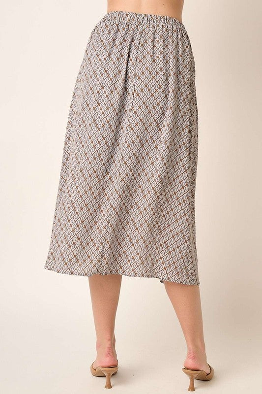Mittoshop Printed Midi Skirt - Heritage Couture  