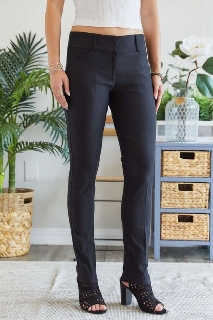 ADORA Mid Rise Skinny Pants - Heritage Couture  