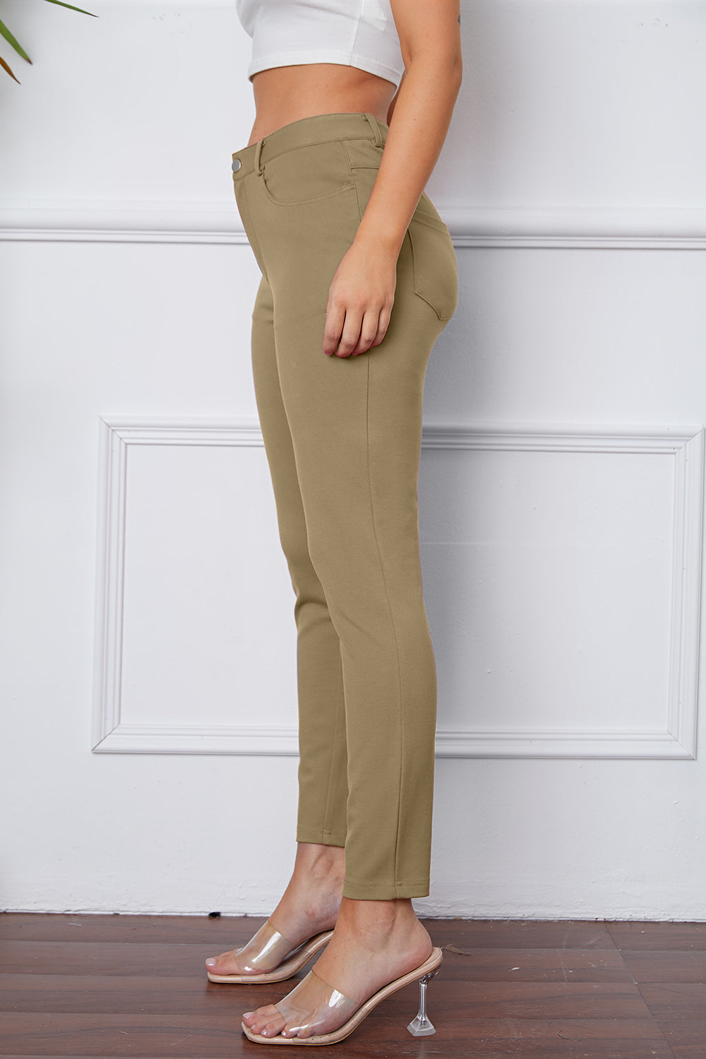 StretchyStitch Pants by Basic Bae - Heritage Couture  