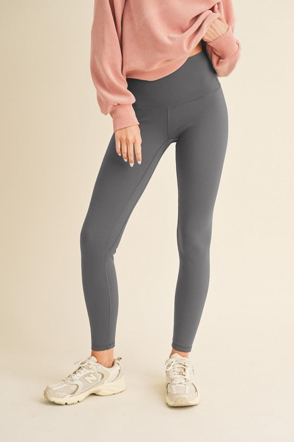 Yelete Full Size Fleece Lined High Waisted Leggings - Heritage Couture  