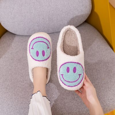 Melody Smiley Face Slippers - Heritage Couture  