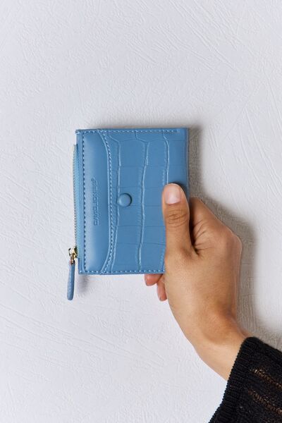 David Jones Texture PU Leather Mini Wallet - Heritage Couture  