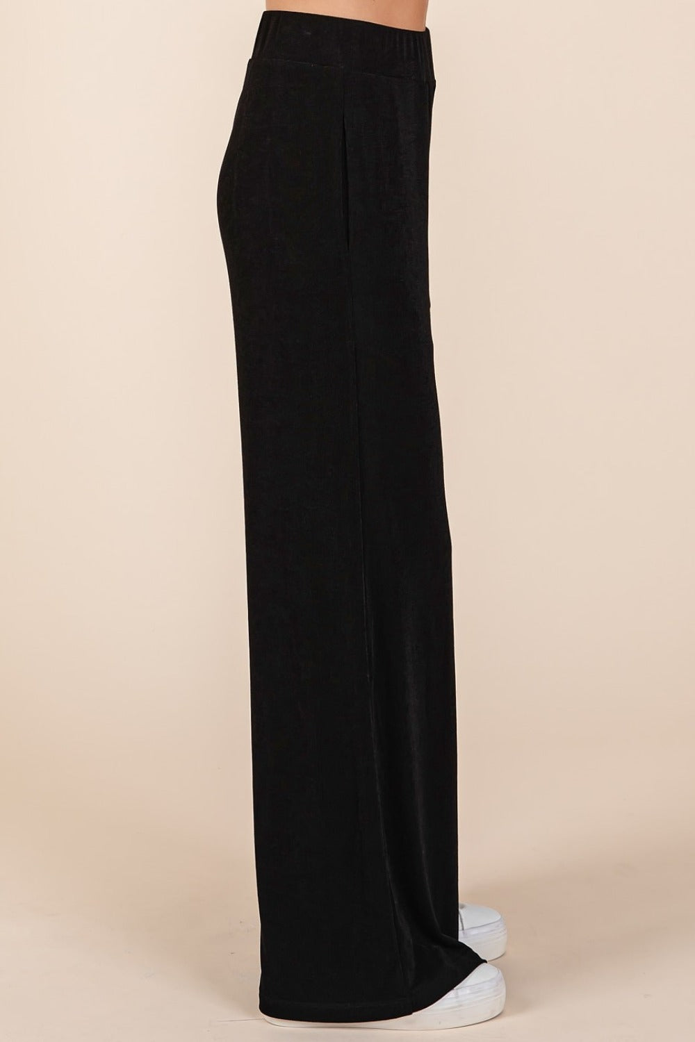 Mittoshop Elastic Waist Pants with Side Pockets - Heritage Couture  