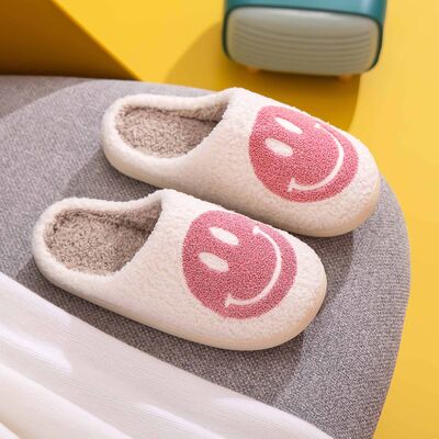 Melody Smiley Face Slippers - Heritage Couture  