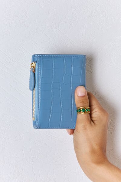 David Jones Texture PU Leather Mini Wallet - Heritage Couture  