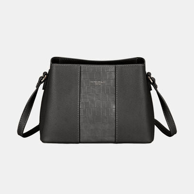 David Jones PU Leather Crossbody Bag - Heritage Couture  