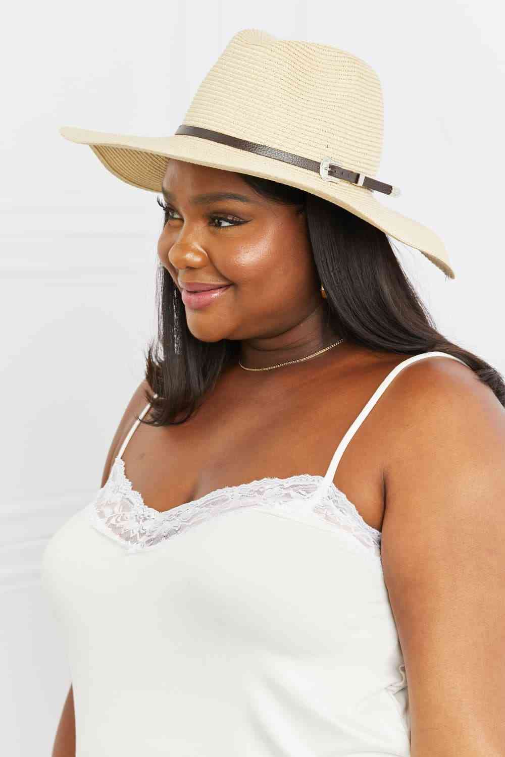 Fame Boho Summer Straw Fedora Hat - Heritage Couture  