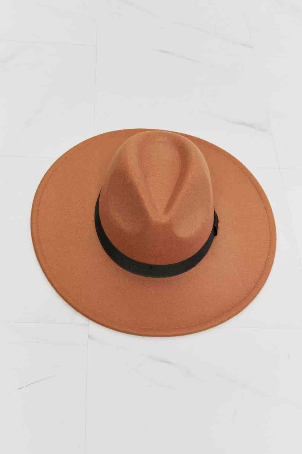 Fame Enjoy The Simple Things Fedora Hat - Heritage Couture  