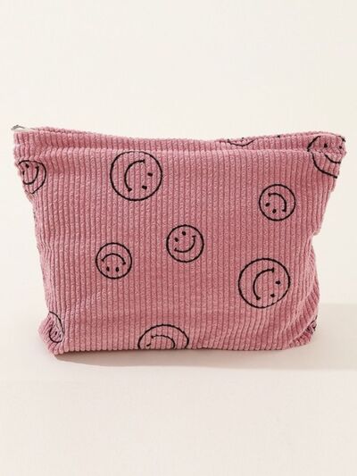 Zenana Corduroy Smile Clutch Bag - Heritage Couture  