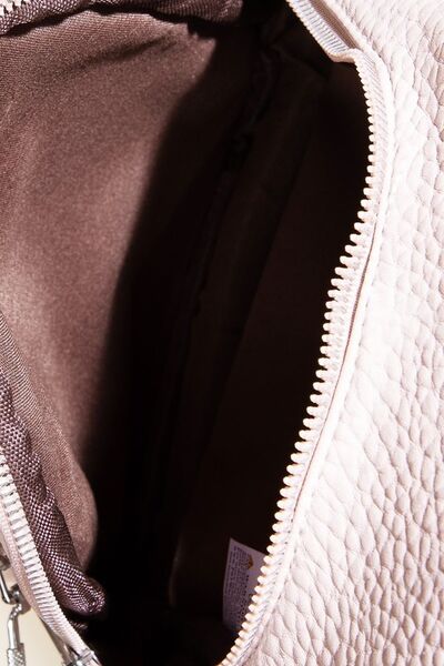 Fame Textured PU Leather Sling Bag - Heritage Couture  