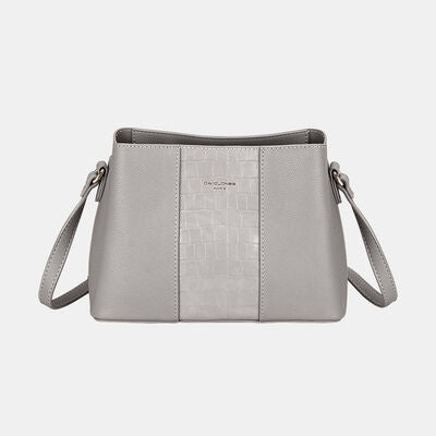 David Jones PU Leather Crossbody Bag - Heritage Couture  