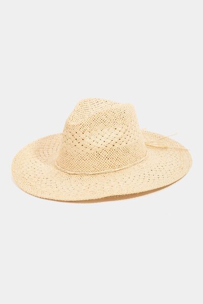 Fame Straw Braided Sun Hat - Heritage Couture  