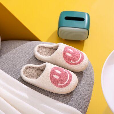 Melody Smiley Face Slippers - Heritage Couture  