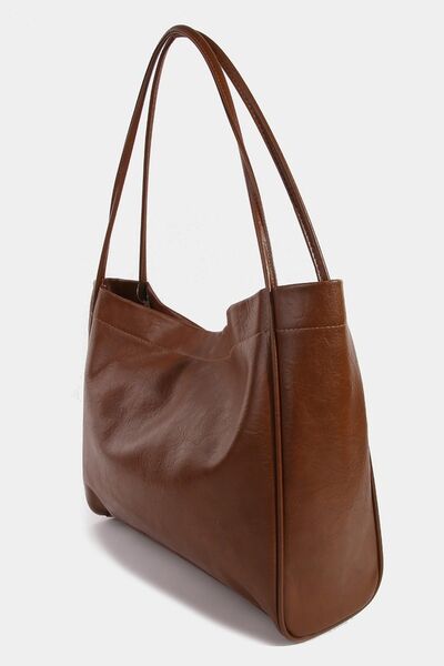 Fame Faux Leather Tote Bag - Heritage Couture  
