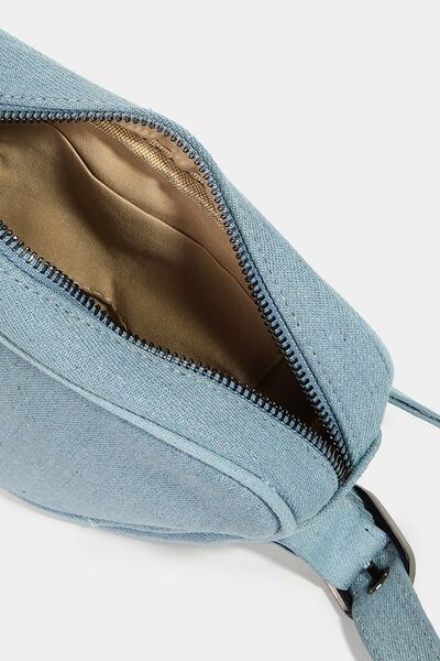 Fame PU Leather Triangle Crossbody Bag - Heritage Couture  