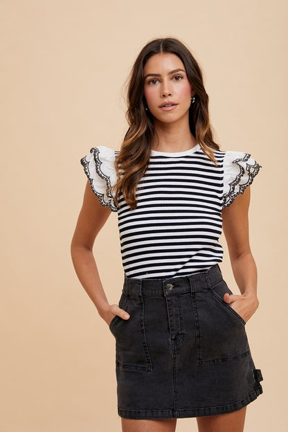 Annie Wear Cargo Denim Mini Skirt - Heritage Couture  