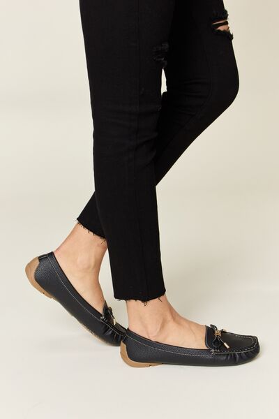Forever Link Slip On Bow Flats Loafers - Heritage Couture  