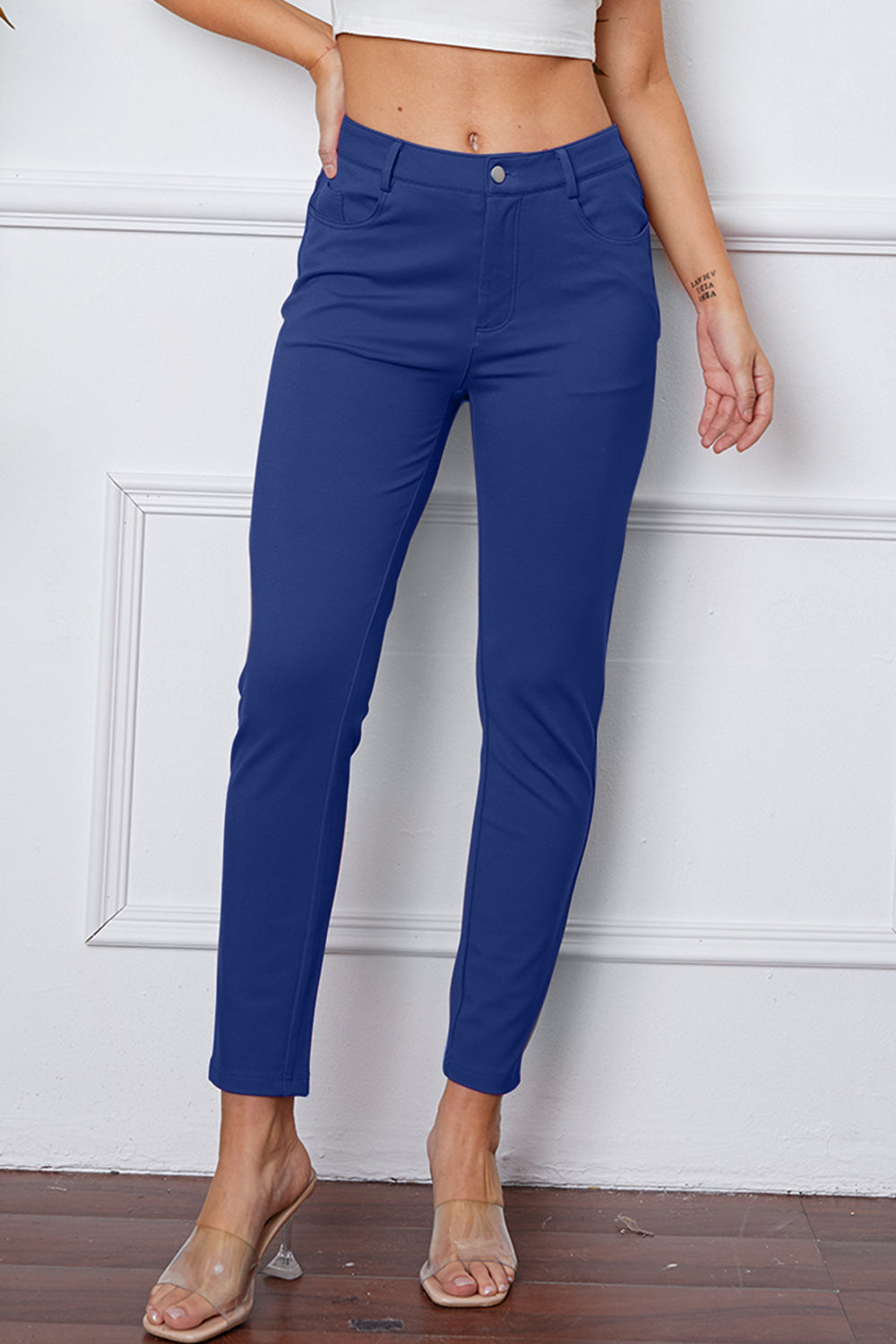 StretchyStitch Pants by Basic Bae - Heritage Couture  