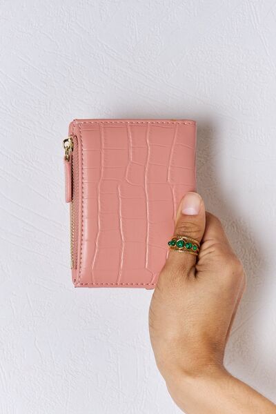 David Jones Texture PU Leather Mini Wallet - Heritage Couture  