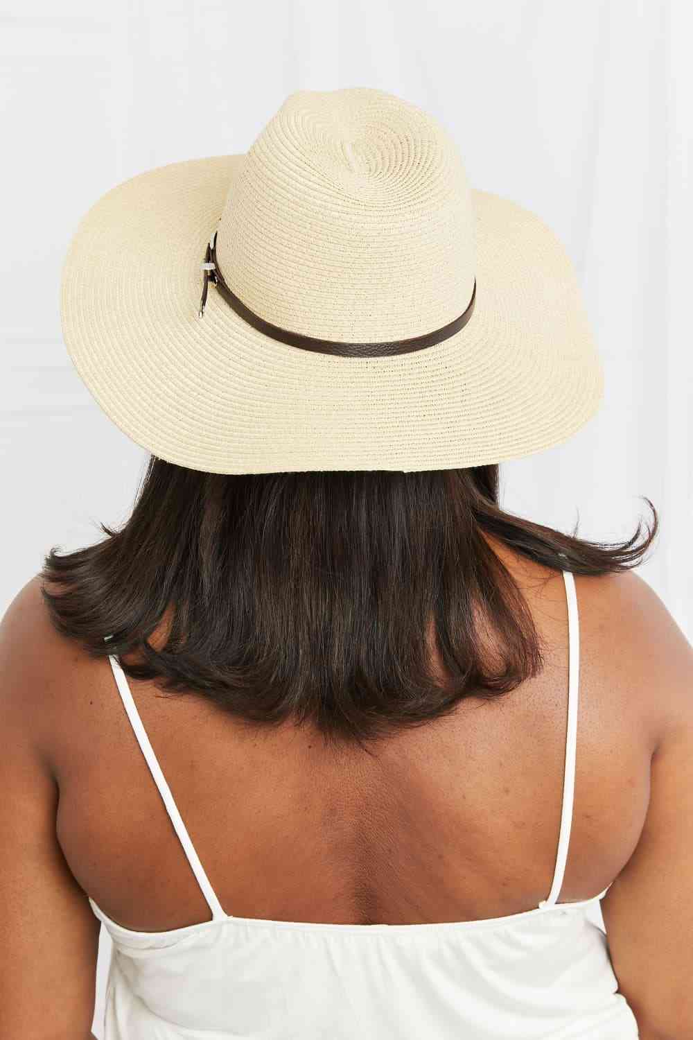 Fame Boho Summer Straw Fedora Hat - Heritage Couture  