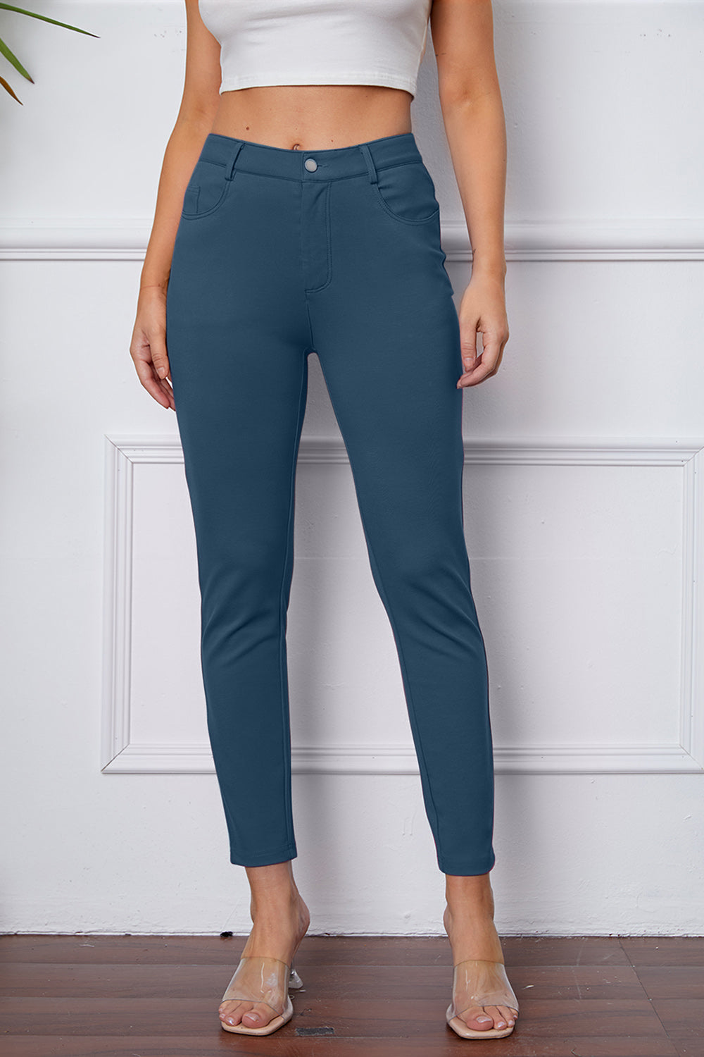 StretchyStitch Pants by Basic Bae - Heritage Couture  