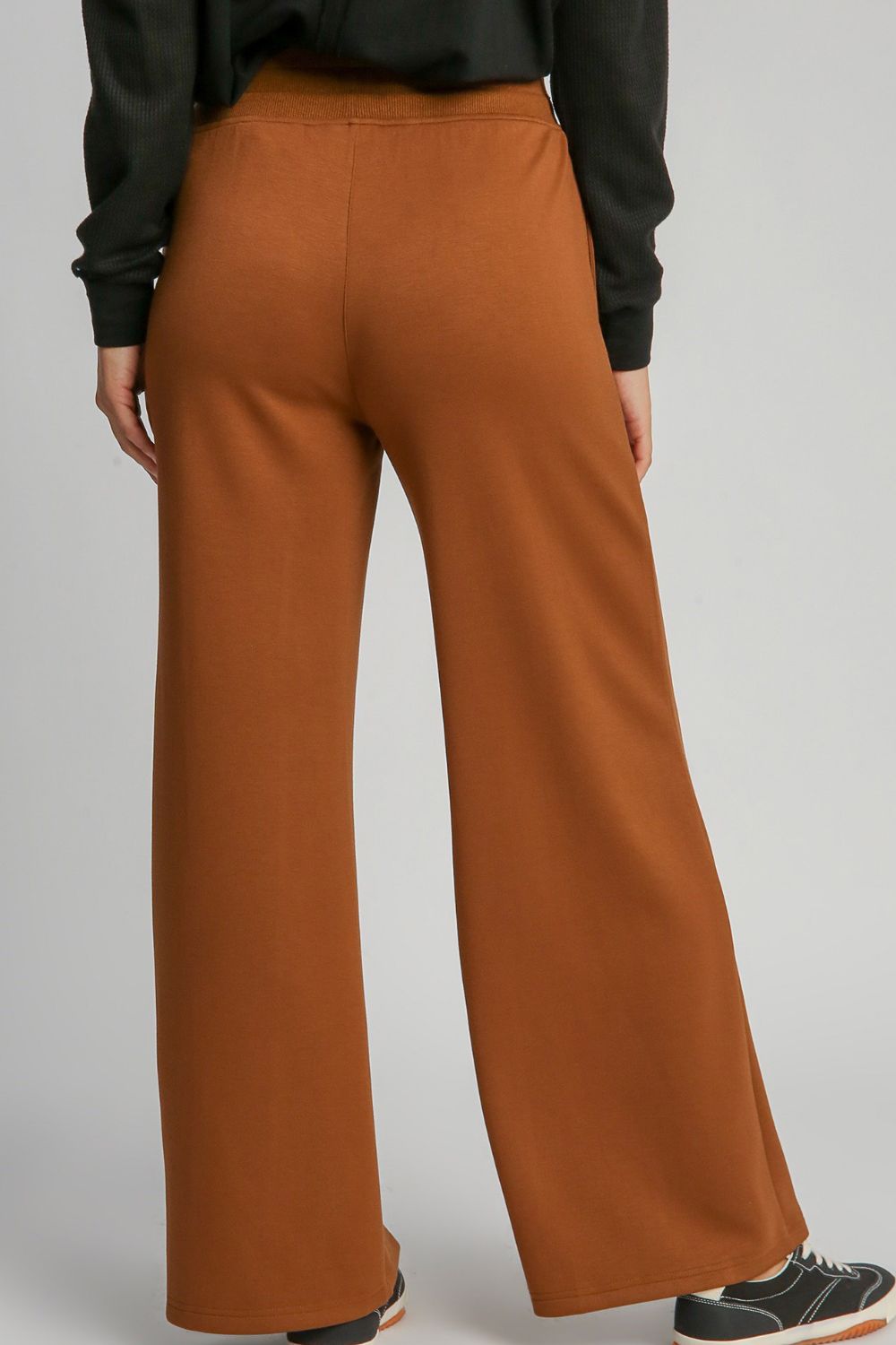 Umgee Drawstring Wide Leg Pants with Pockets - Heritage Couture  
