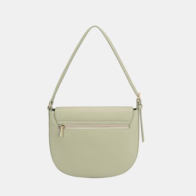David Jones Metal Buckle Shoulder Bag - Heritage Couture  