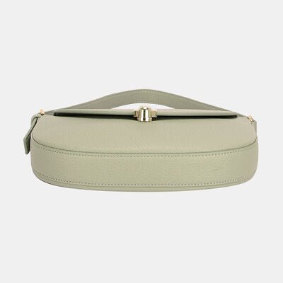 David Jones Metal Buckle Shoulder Bag - Heritage Couture  