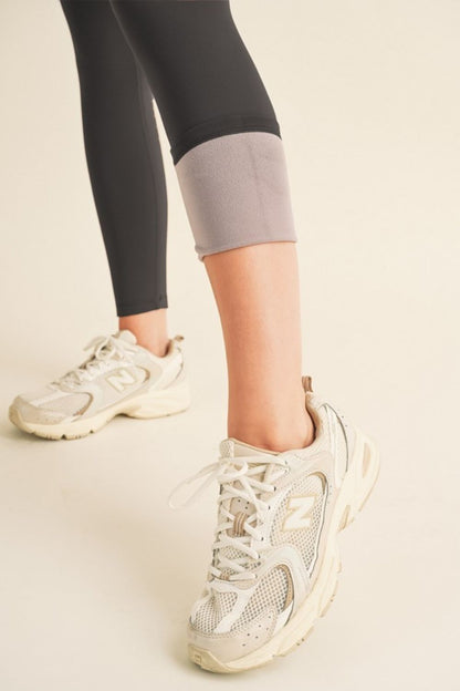 Yelete Full Size Fleece Lined High Waisted Leggings - Heritage Couture  