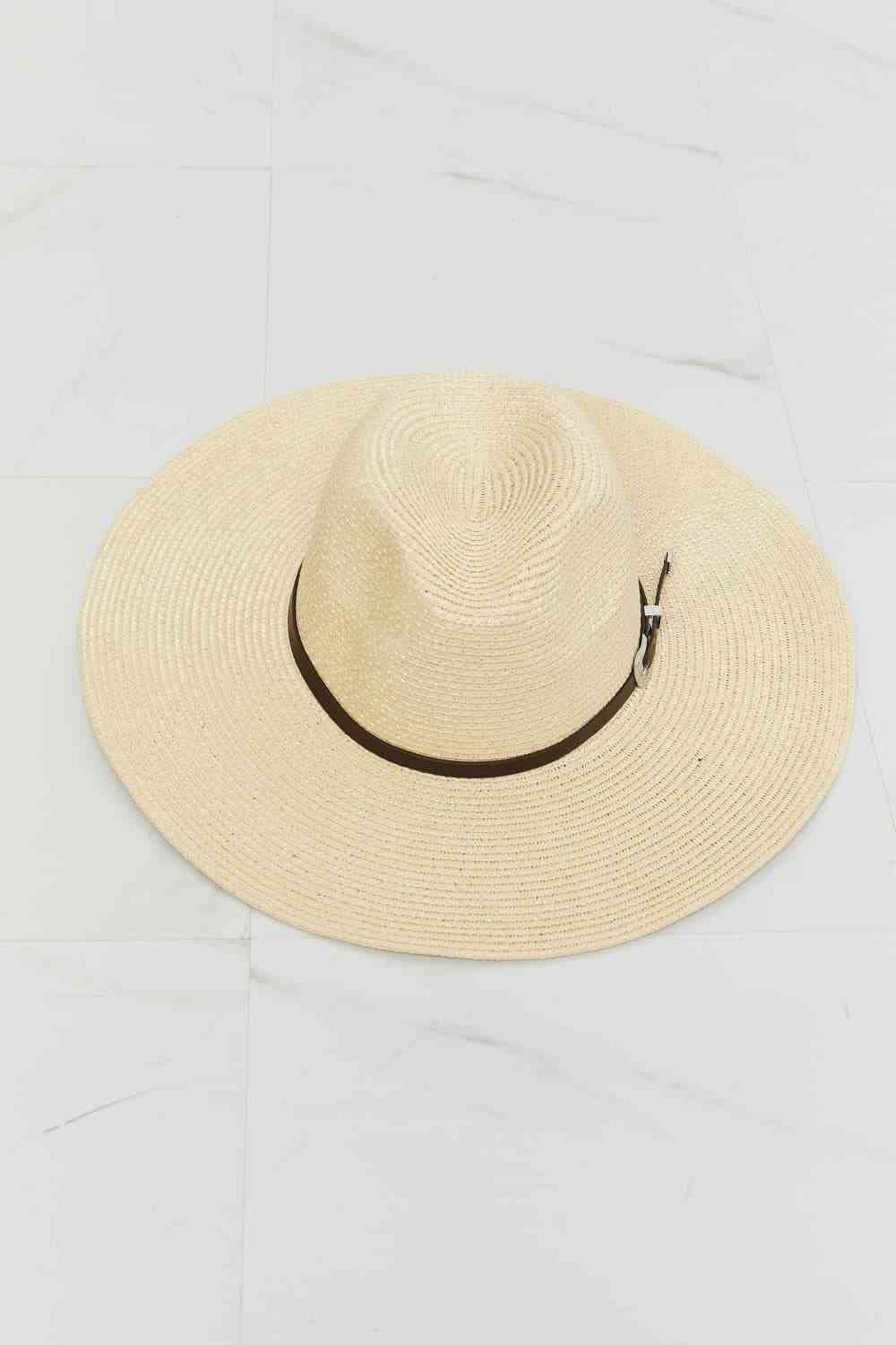 Fame Boho Summer Straw Fedora Hat - Heritage Couture  