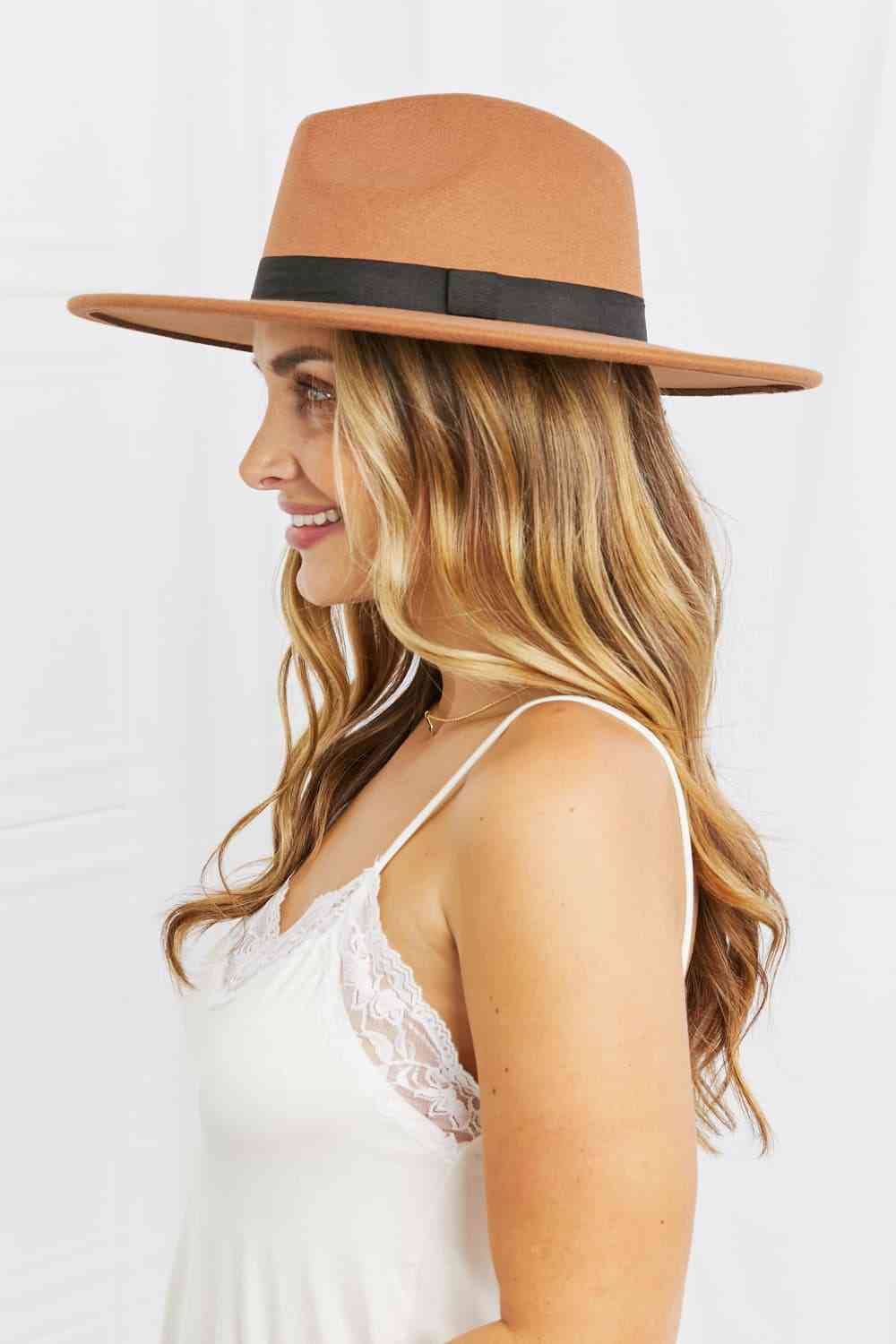 Fame Enjoy The Simple Things Fedora Hat - Heritage Couture  