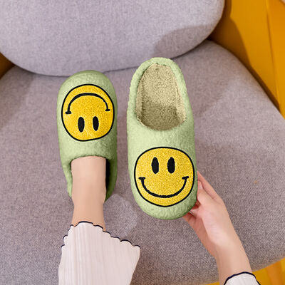 Melody Smiley Face Slippers - Heritage Couture  