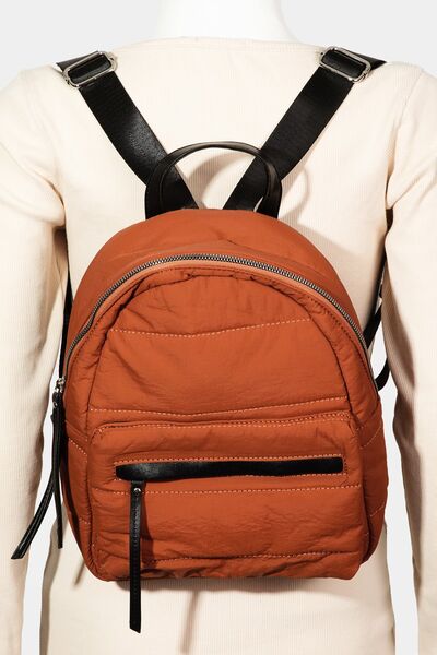 Fame Adjustable Strap Nylon Backpack Bag - Heritage Couture  
