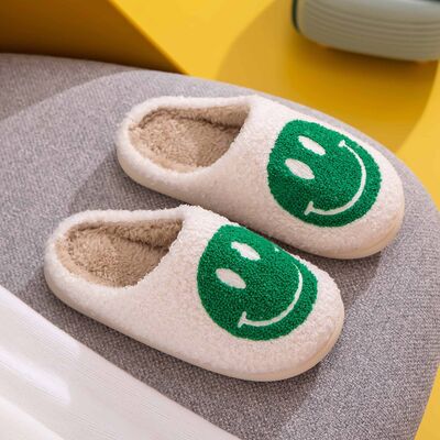 Melody Smiley Face Slippers - Heritage Couture  
