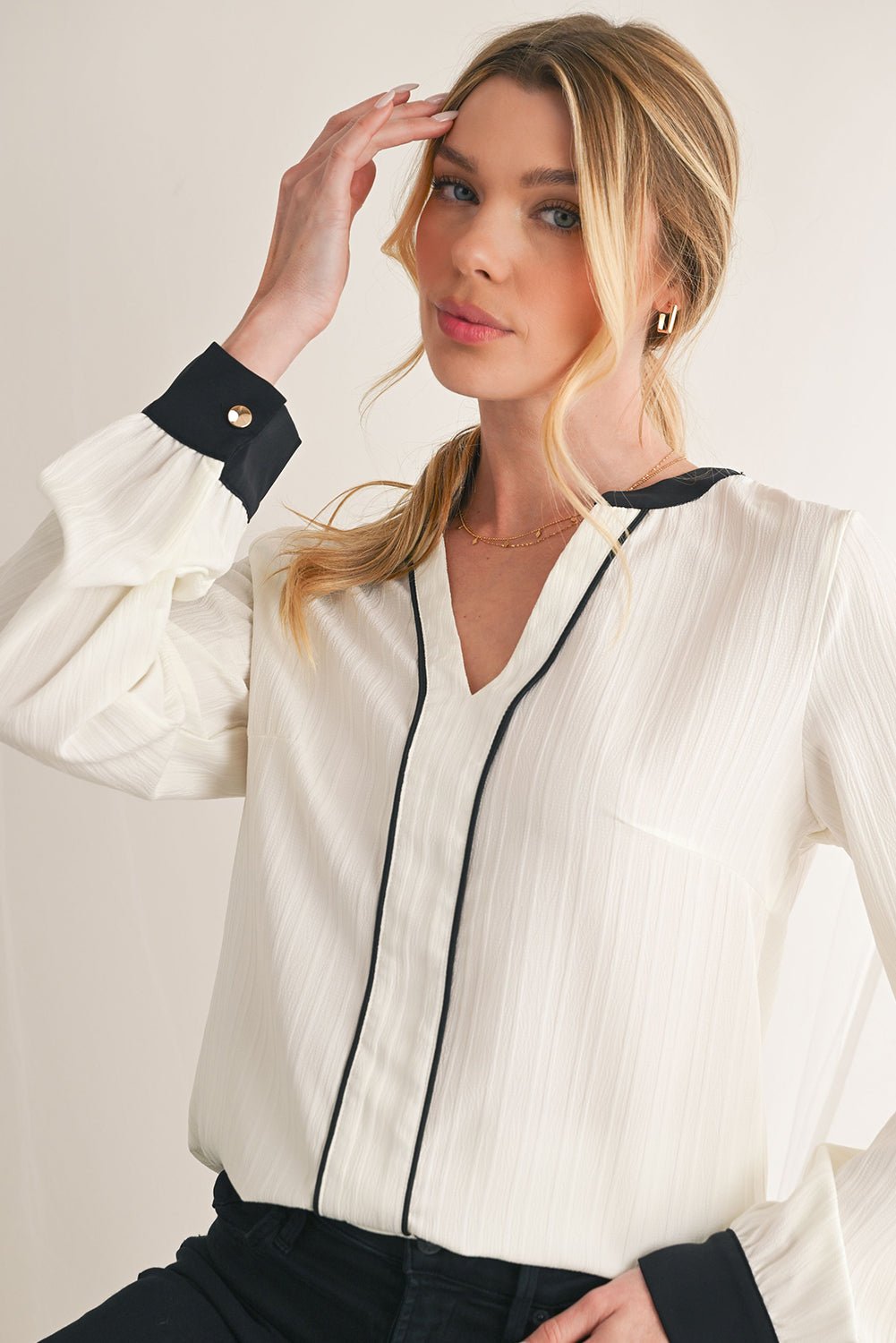 Gold Square Hook Plated Alloy Stud Earrings - Heritage Couture  